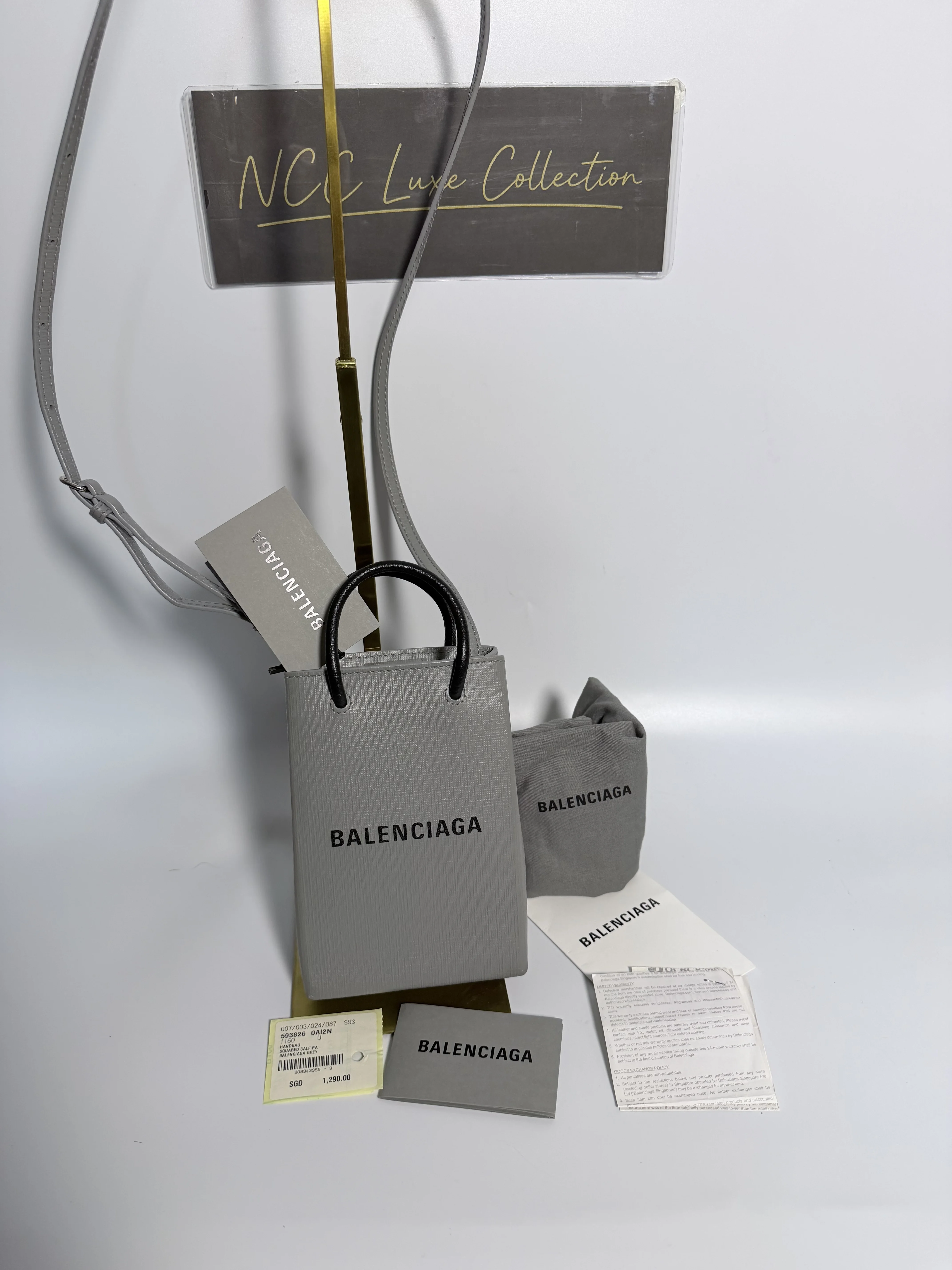 Balenciaga Shopping Phone Holder