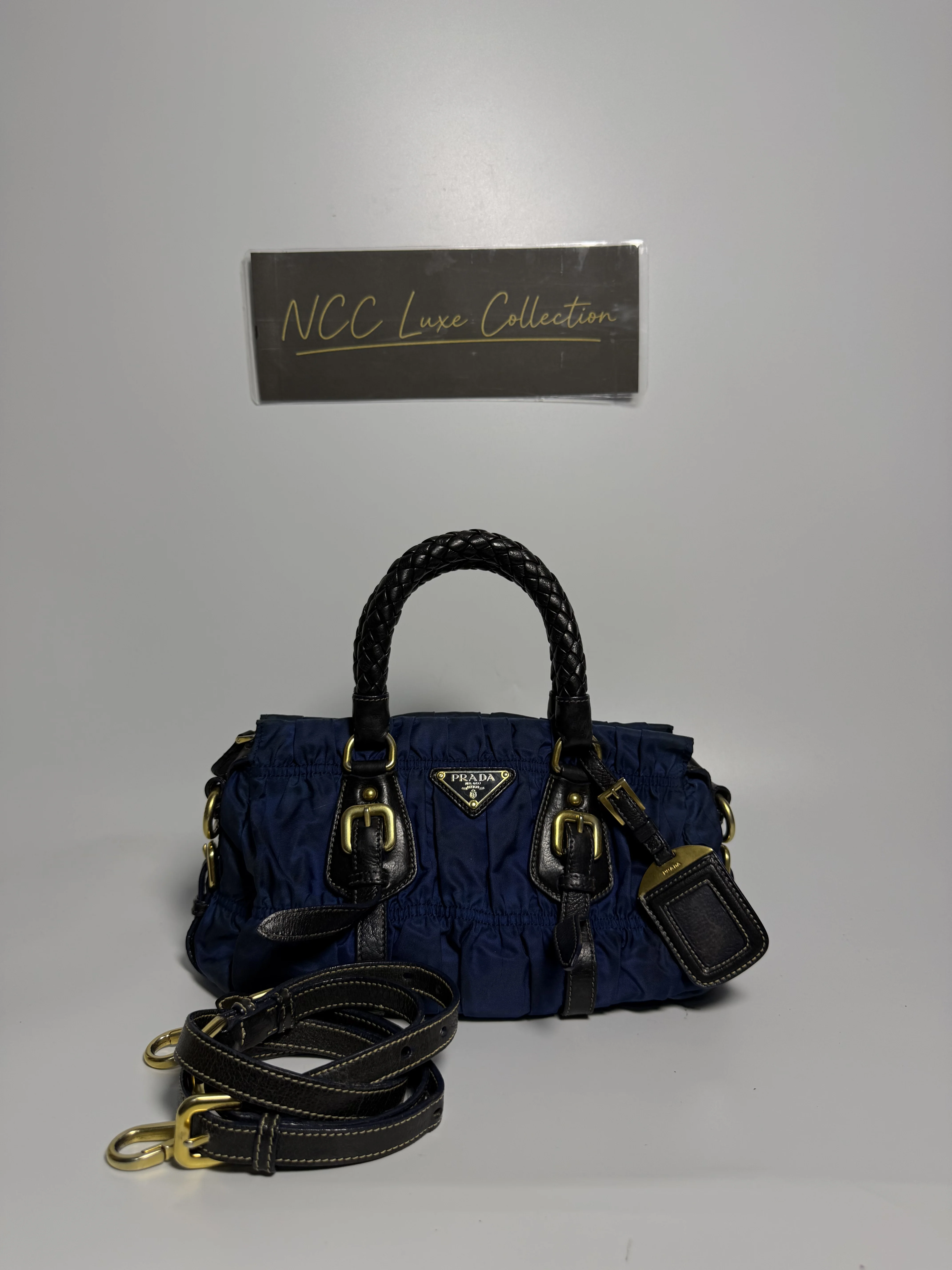Prada Tessuto Nylon Gaufre Small (Rare Size)